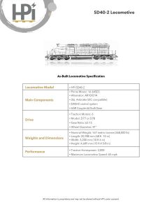 Outright Passenger & Freight Locomotive Sales - HPI Rail Services