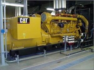 CAT industrial power generation unit.